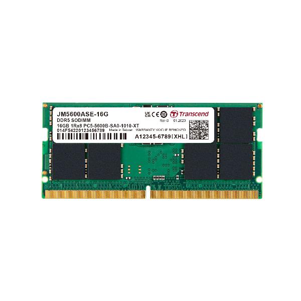 Transcend 16GB JM DDR5 5600 SO-DIMM 1RX8 CL46